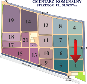 Brak mapy sektorowej