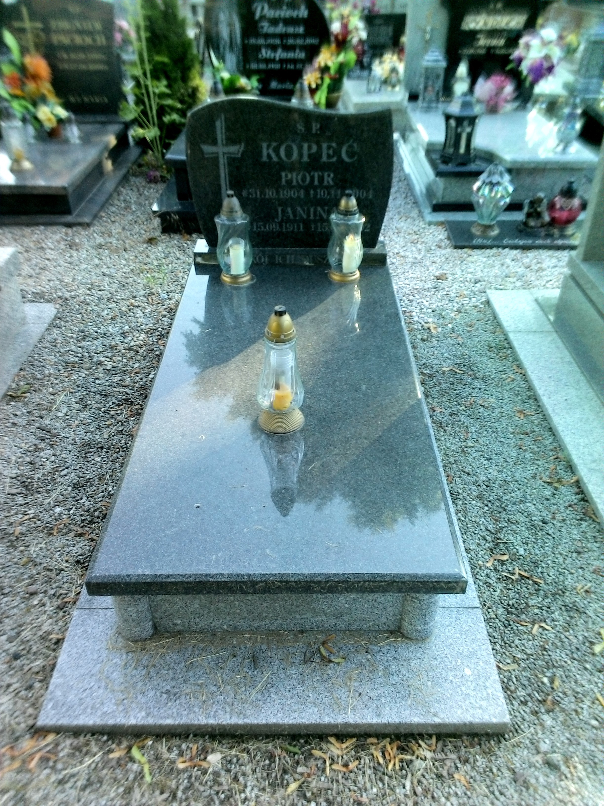 Grób Janina Kopeć