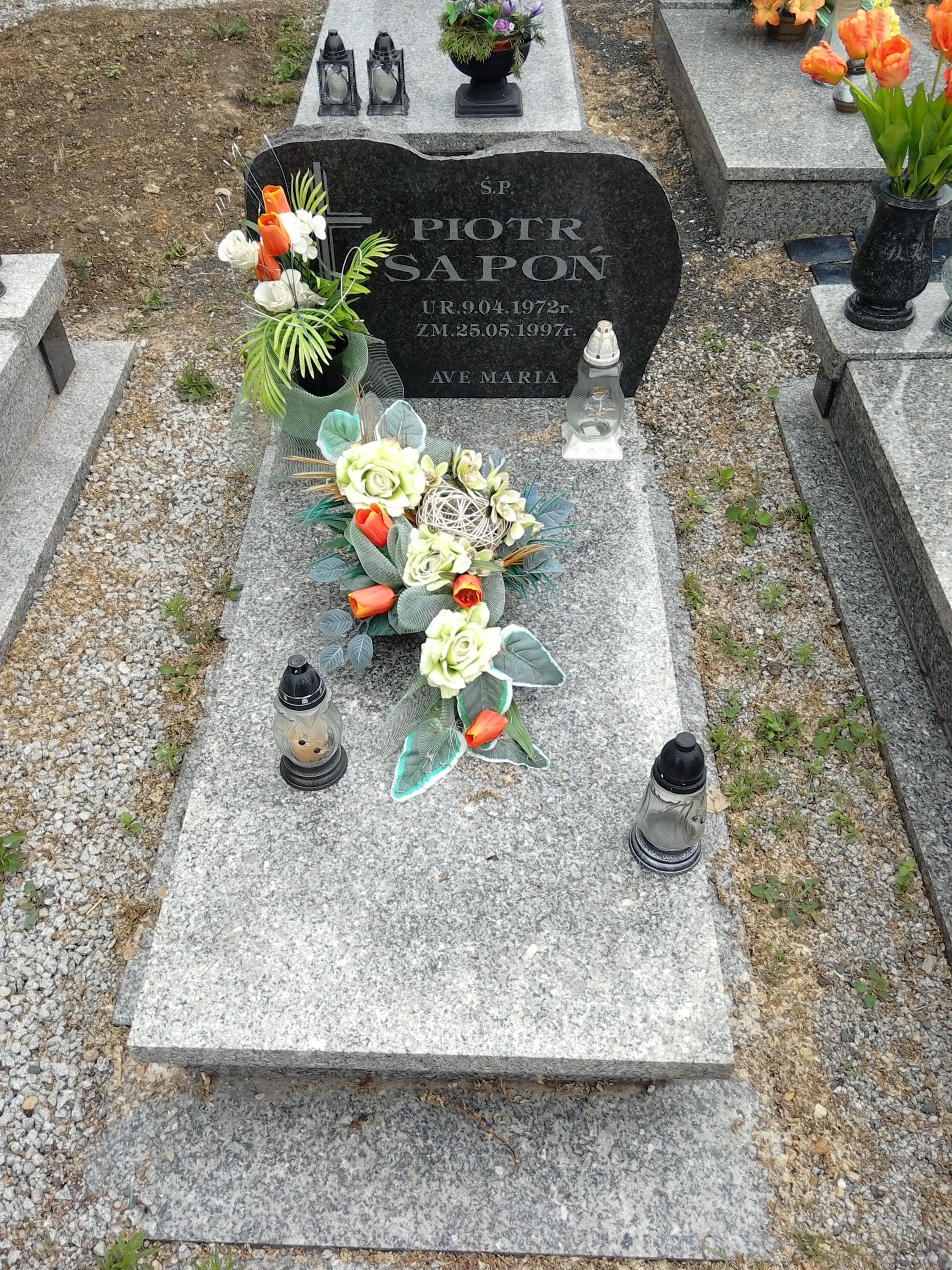 Grób Piotr Sapoń