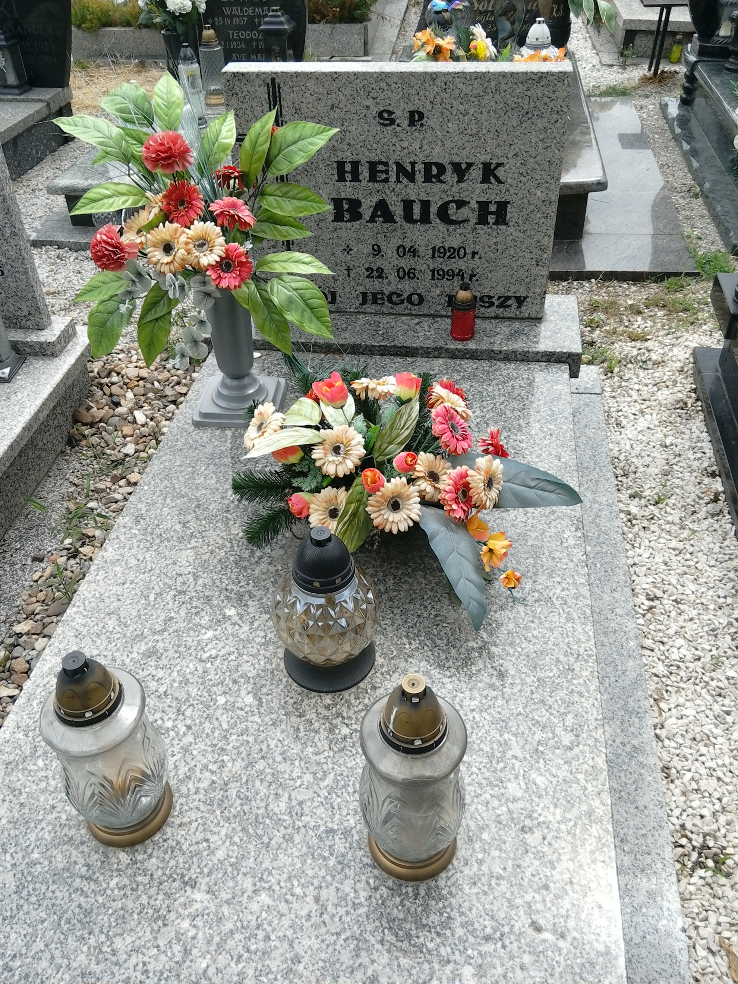 Grób Henryk Bauch