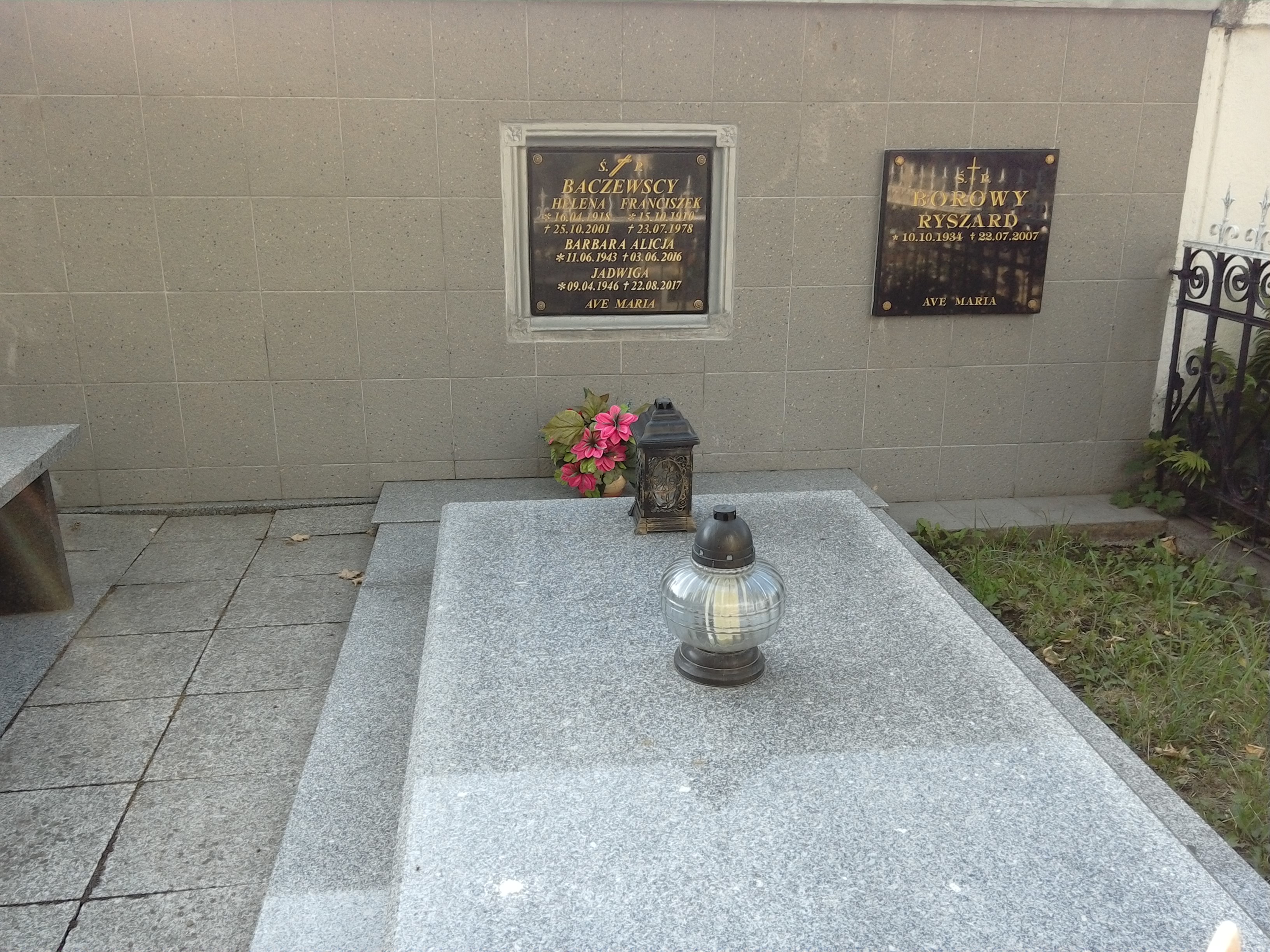 Grób Jadwiga Baczewska