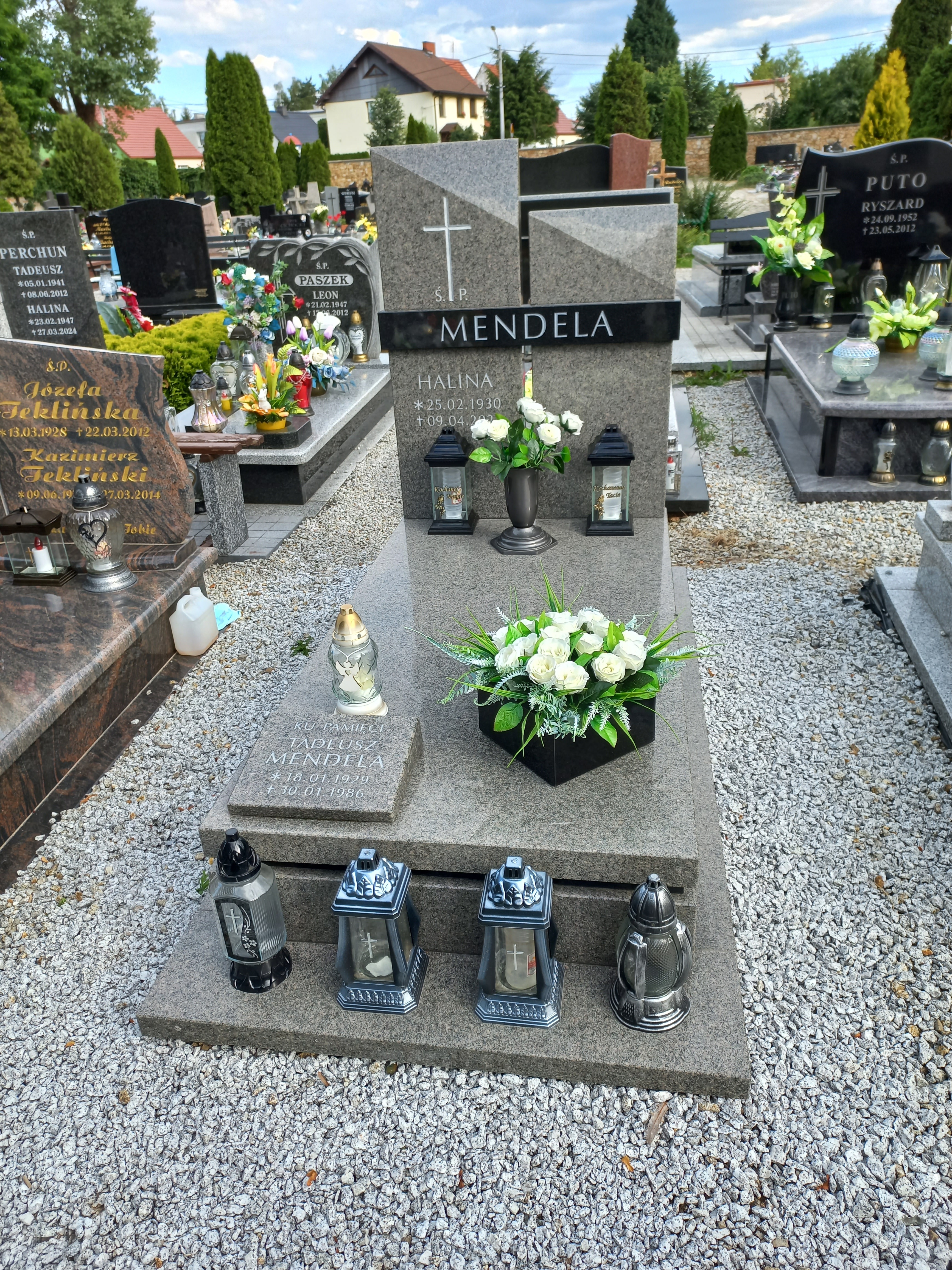 Grób Halina Mendela