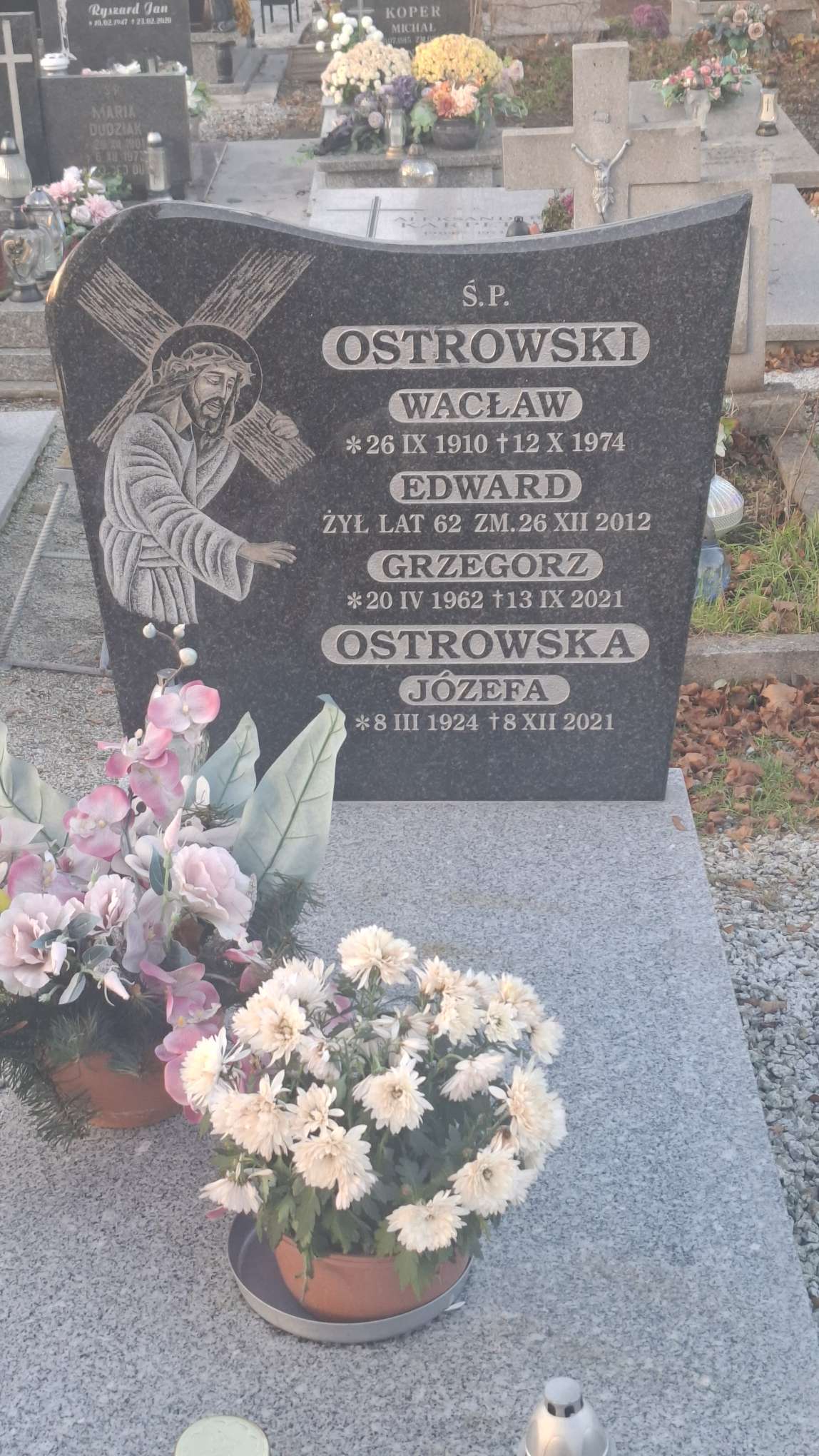 Grób Edward Ostrowski