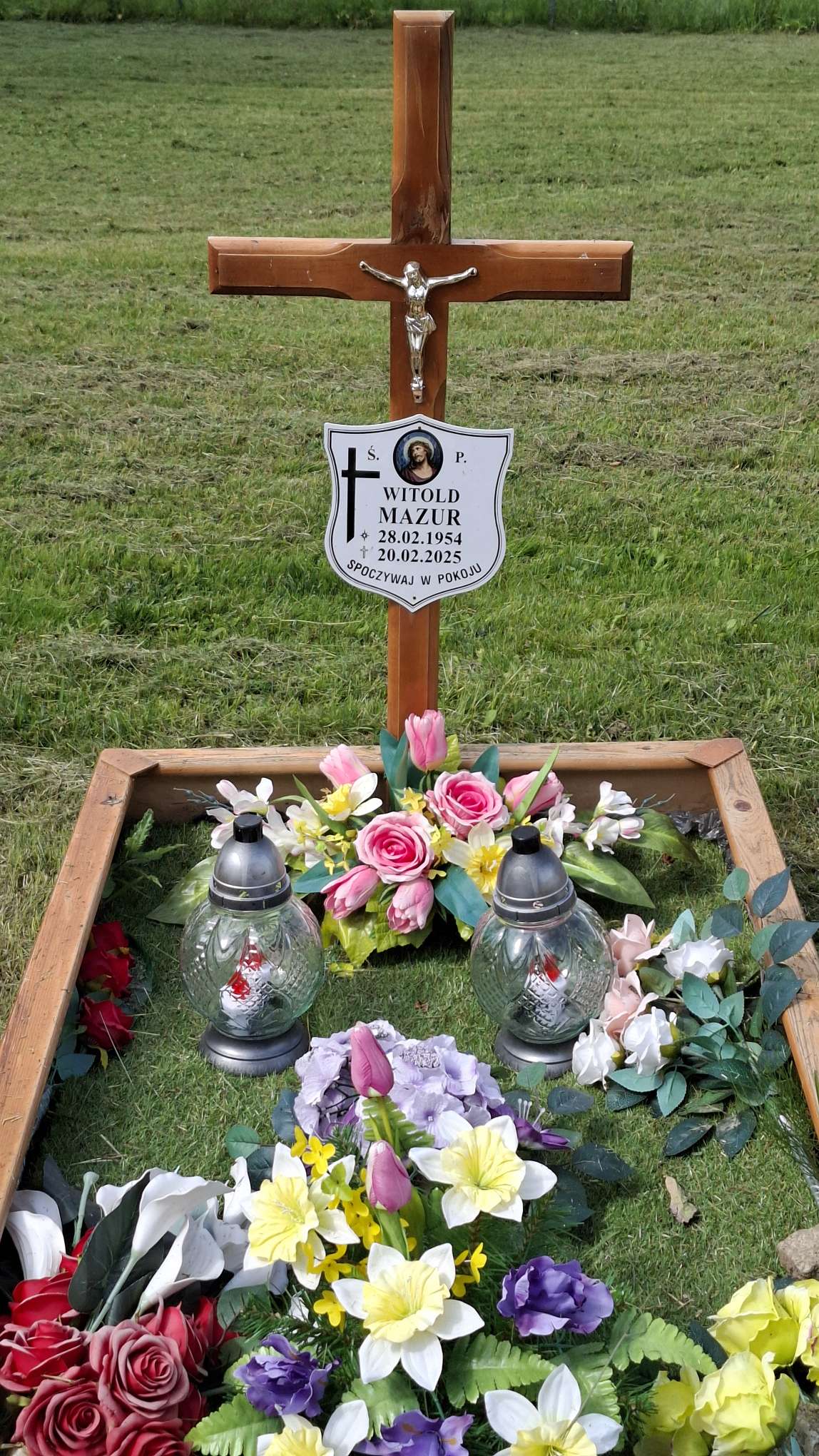 Grób Witold Mazur